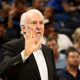 This is a photo of Spurs coach Gregg Popovich.